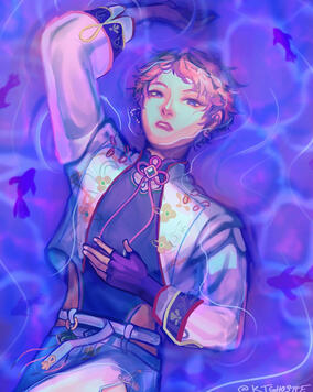 (Paddle Leaving Ripples in the Water) Shu Itsuki
